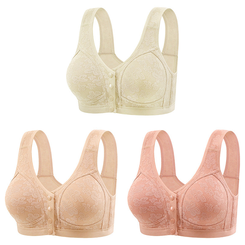 👙Triumph🔥KÚPTE 2, DOSTANETE 2 ZADARMO🔥Mimoriadne pohodlné dámske spodné prádlo so zapínaním na gombík vpredu